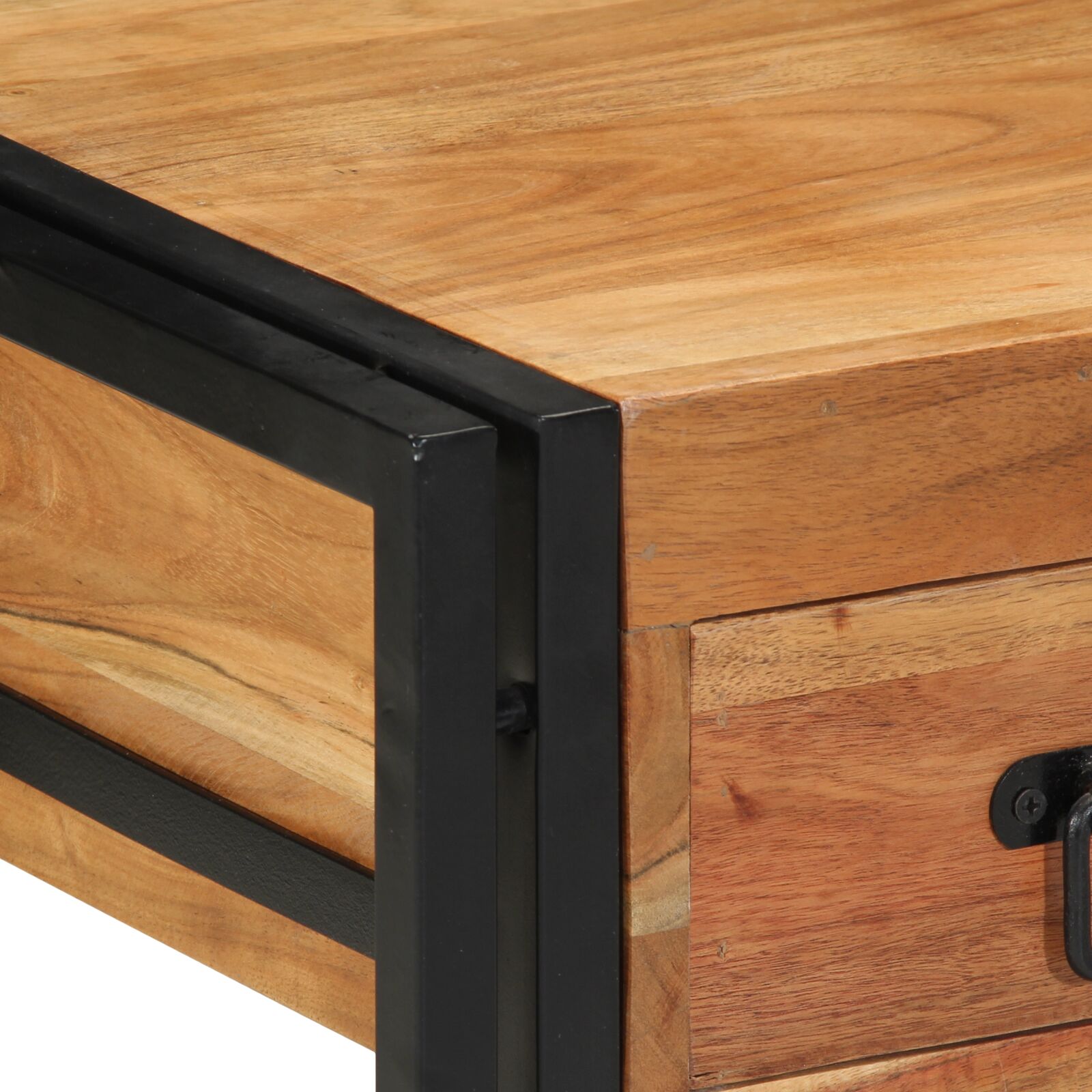 Nachtkastjes 2 Pack 40 x 40 x 50 cm Massief acaciahout