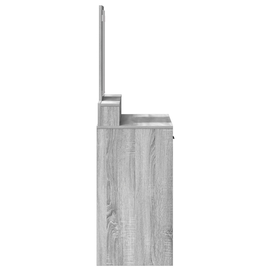 Kaptafel Met Lade Grijs Sonoma 79 x 41 x 140 cm Grijze sonoma