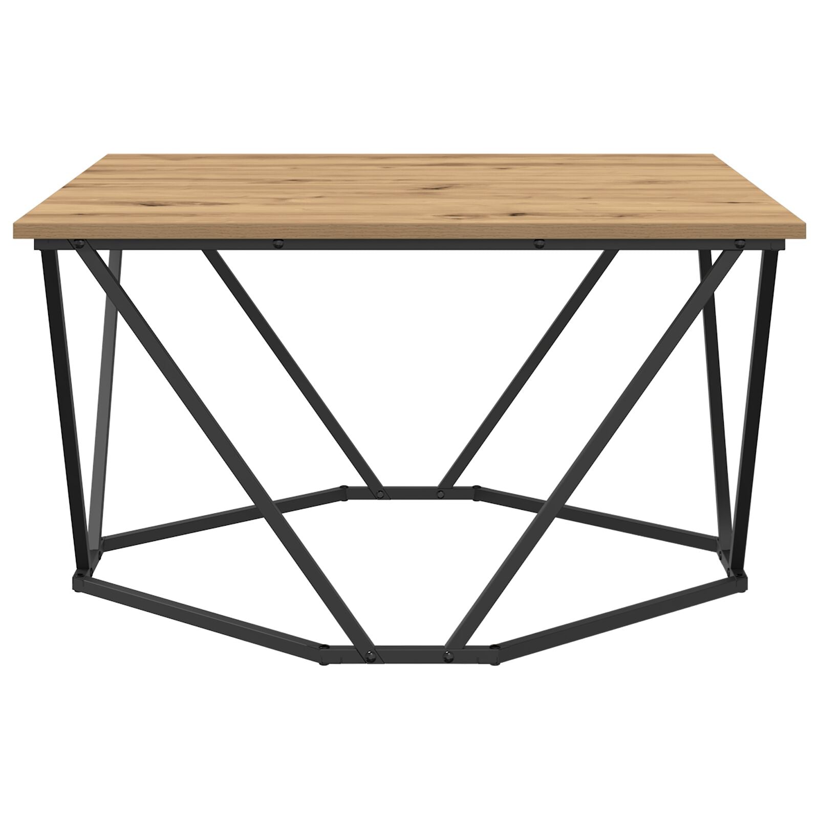 Salontafel 80X80X45 Cm Geengineerd Hout Artisan eiken