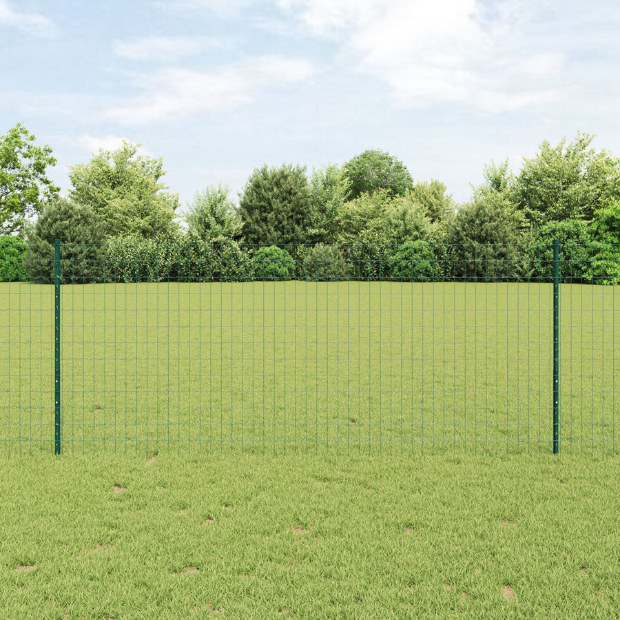 Euro Fence Met 5 U Palen Groen 1X10 M Staal