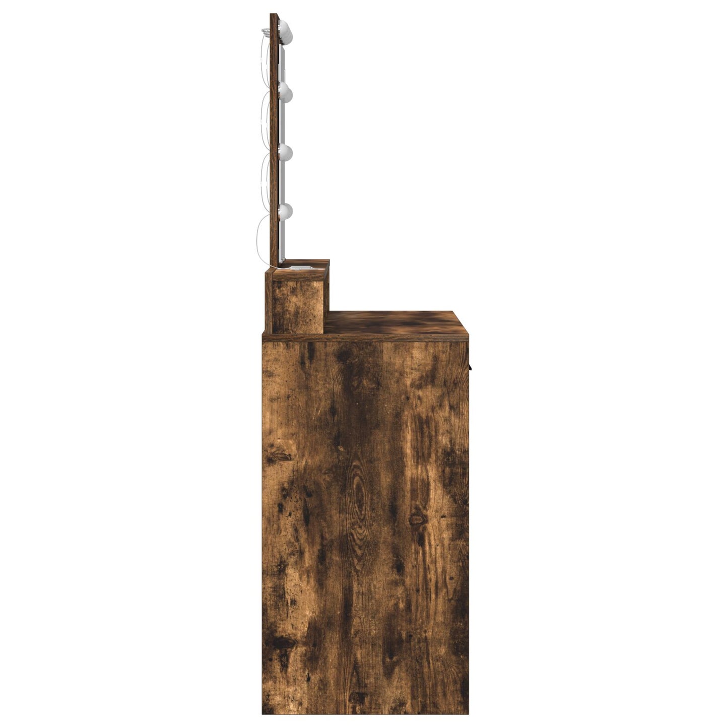 Kaptafel Met Led-Verlichting Gerookt eiken 100 x 41 x 140 cm