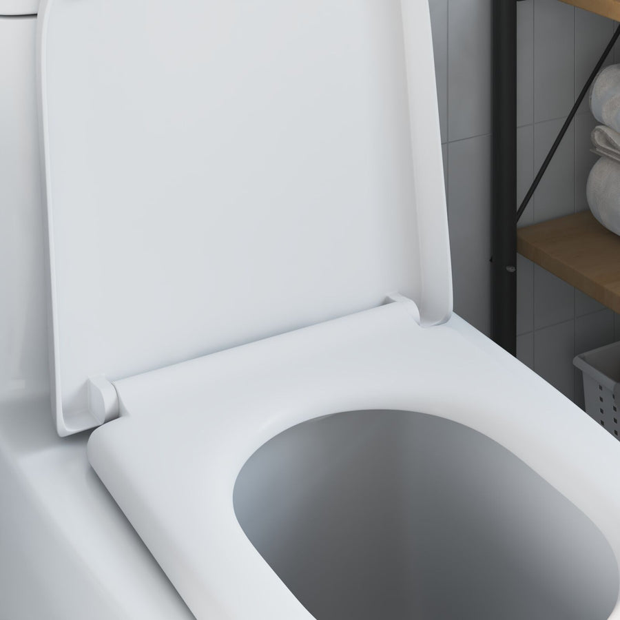 Snelsysteem Toiletbril Met Zachte Sluit Duroplast Wit