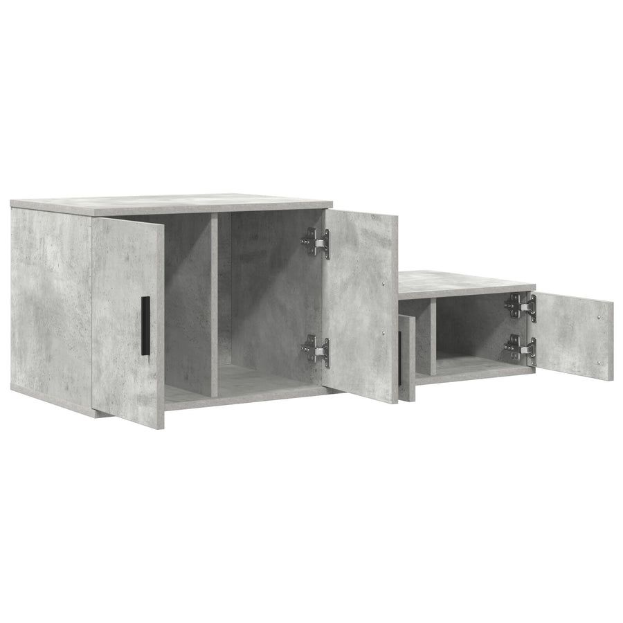Opberggemeubileerd Betonnen Grijs Engineered Hout Beton grijs 108 x 41 x 40 cm