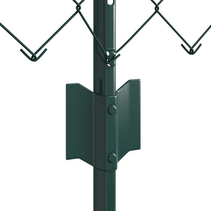 Kettinglinkhek Met 10 U-Posten Groen 0.6X10 M Staal