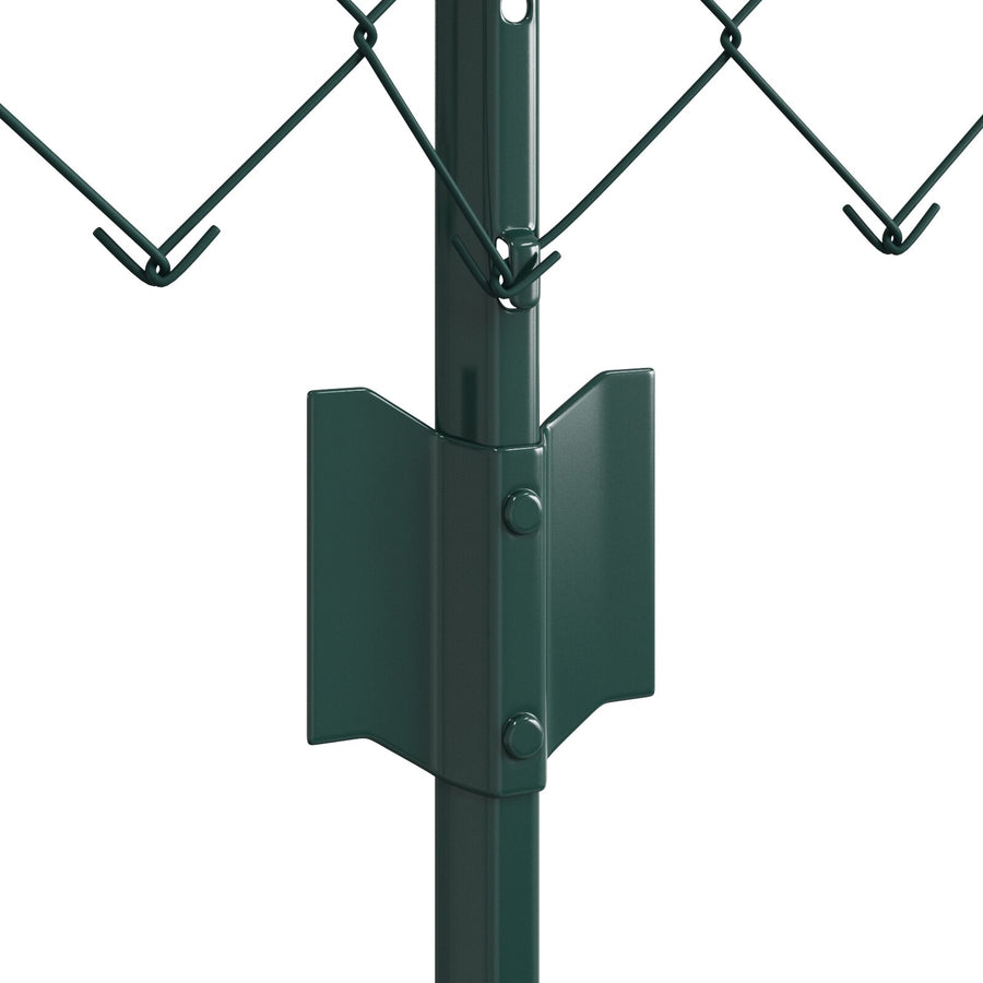 Kettinglinkhek Met 10 U-Posten Groen 0.6X10 M Staal