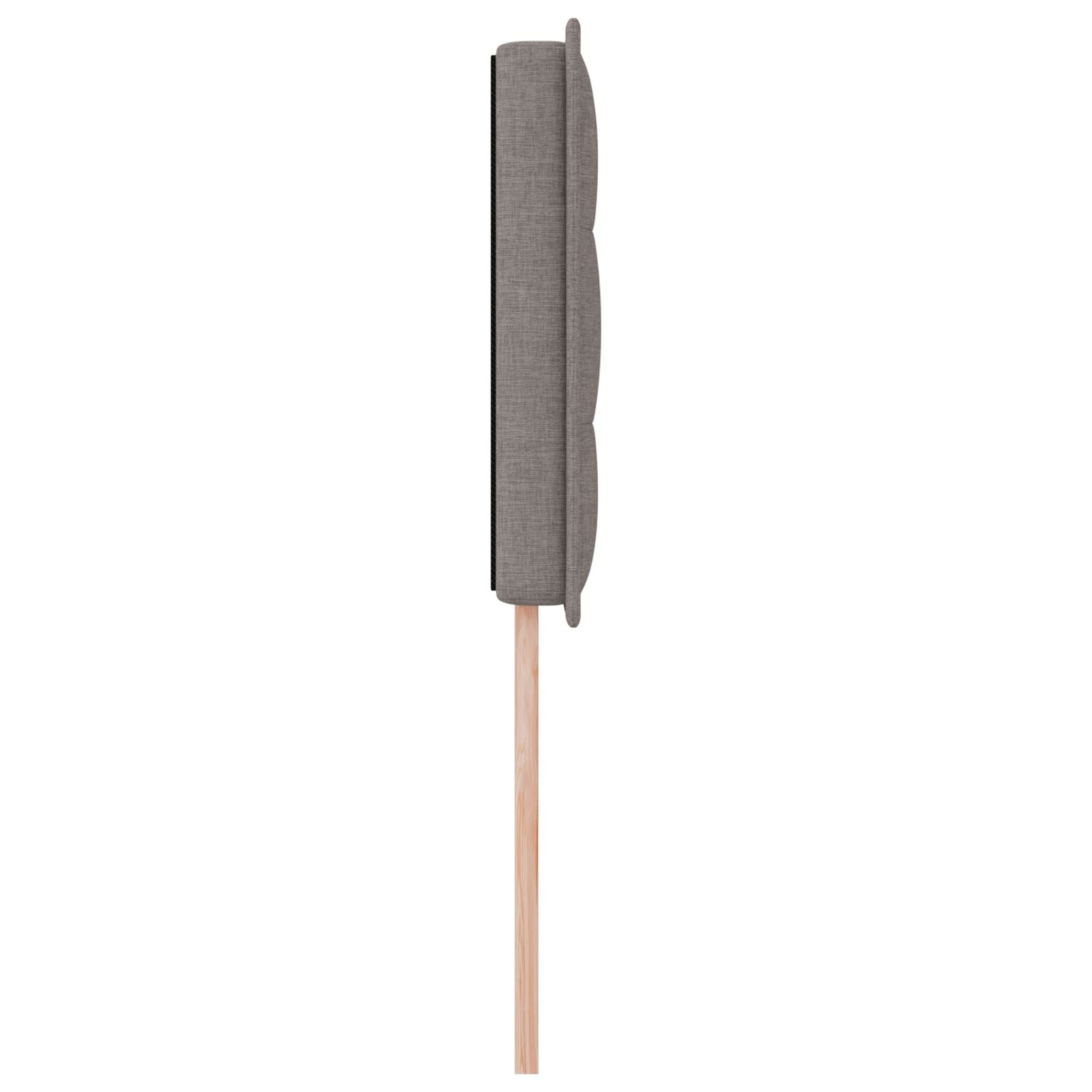 Hoofdbord Lijnenontwerp Stof Taupe 100 cm Laag hoofdbord