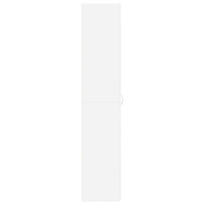 Schoenenkast Wit 80X35.5X180 Cm Gefabriceerd Hout