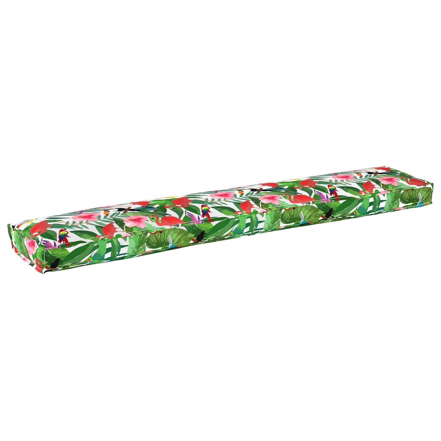 Palletkussens Voor Bank 2 Stuks 200X40X8 Cm Oxford Stof Tropisch dschungel