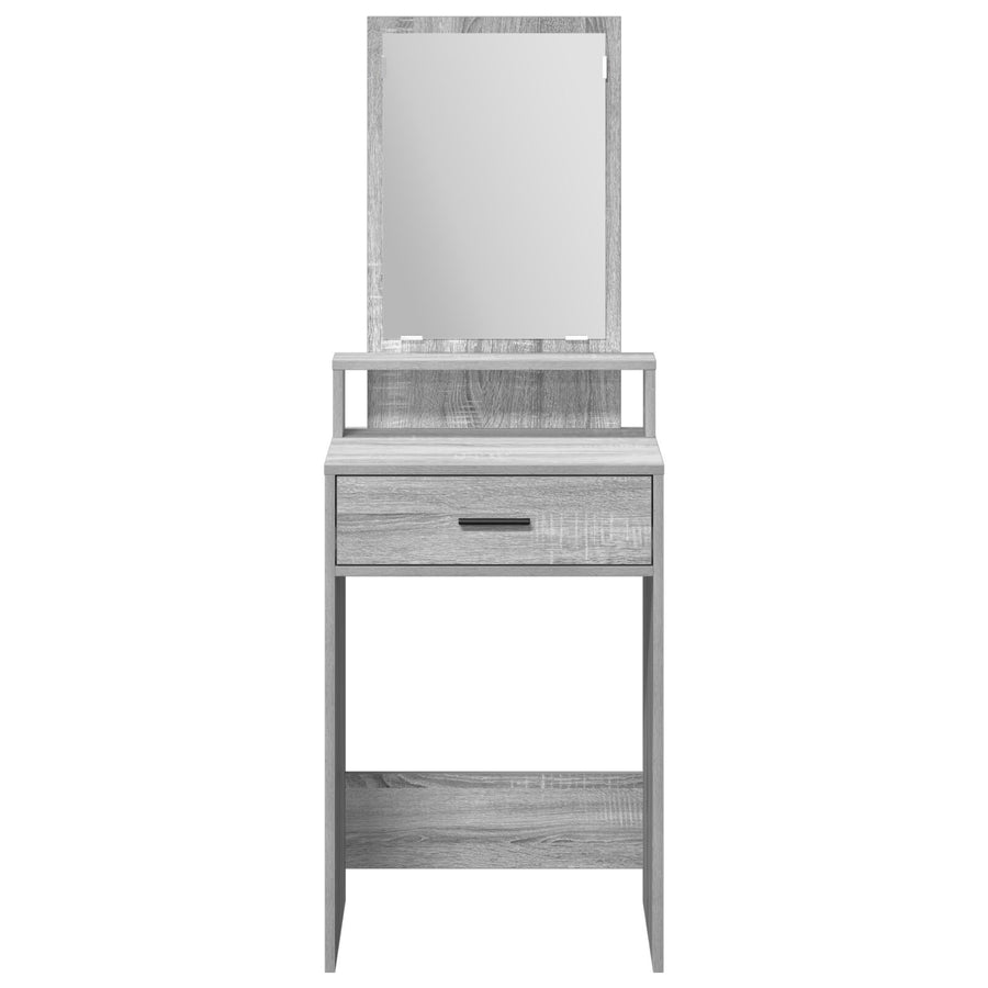 Kaptafel Met Lades - Grijs Sonoma 50 x 41 x 140 cm Grijze sonoma