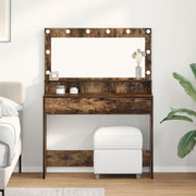 Kaptafel gerookt eiken 100x41x135 cm