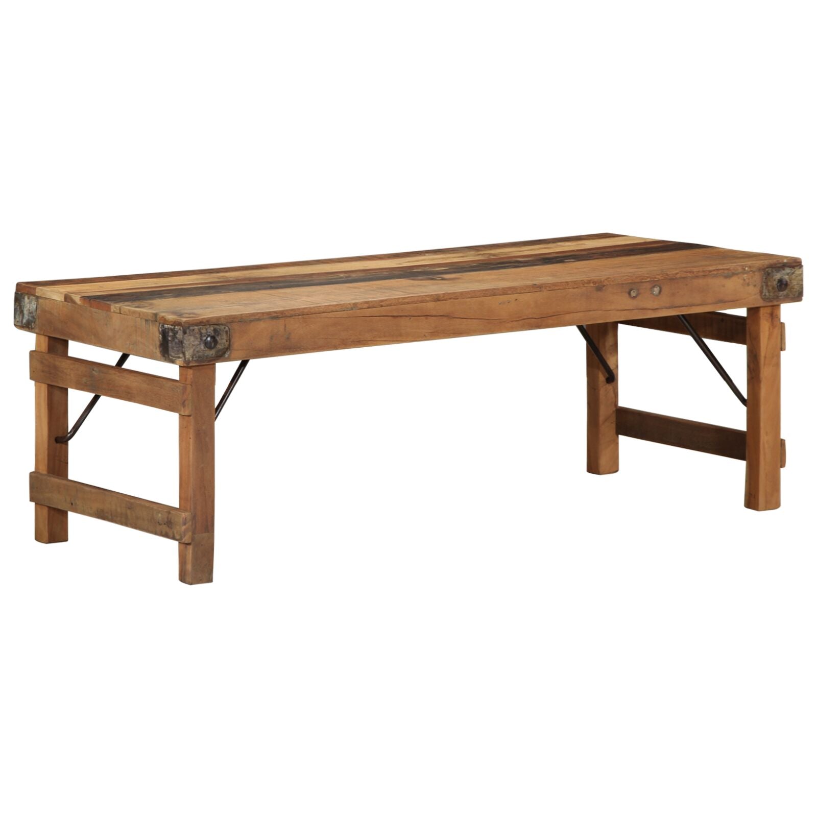 Salontafel Natuurlijk Hout Massief Hout Simpel 110 x 55 x 40 cm