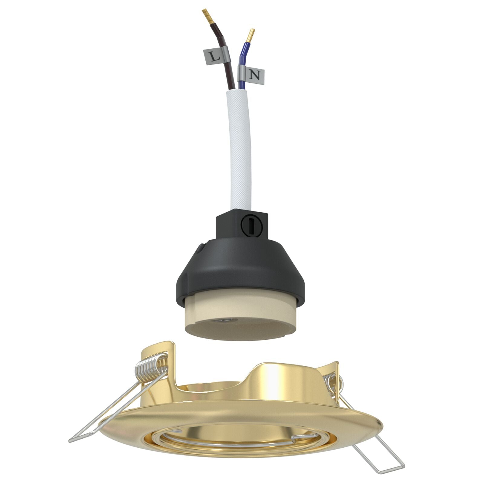 Lampen Set Van 12 Metaal, Kunststof 9 Cm Lichtgewicht Goud