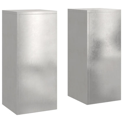 Buiten Plant Stands Pilaar 2 Stuks 24X24X55 Cm Roestvrijstaal 2x (55 cm)