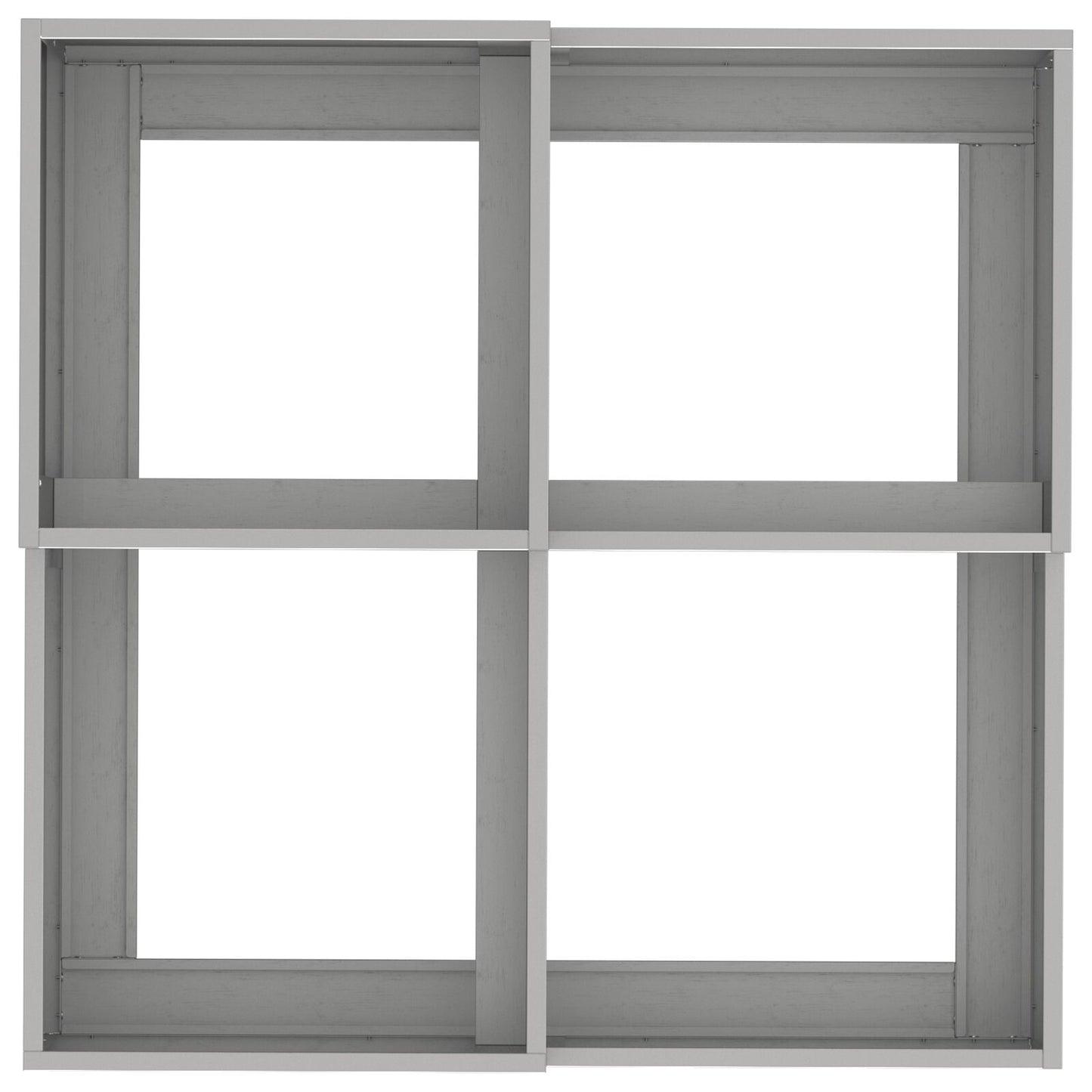 Tuinplantcontainer Roestvrijstaal 80 x 80 x 48 cm