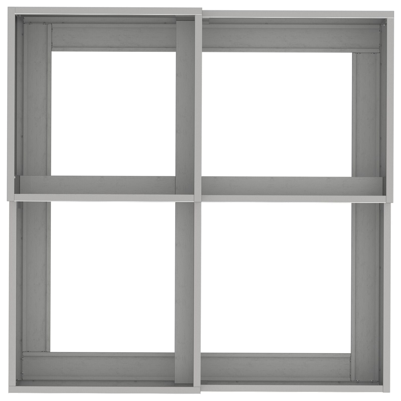 Tuinplantcontainer Roestvrijstaal 80 x 80 x 48 cm