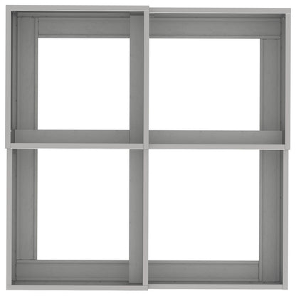 Tuinplantcontainer Roestvrijstaal 80 x 80 x 48 cm