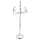 Candle Holder Silver 32 x 32 x 79.5 cm Aluminum