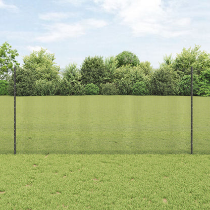 Gelaste Draadhek Met 22 U-Palen Grijs 1.2X25 M Staal