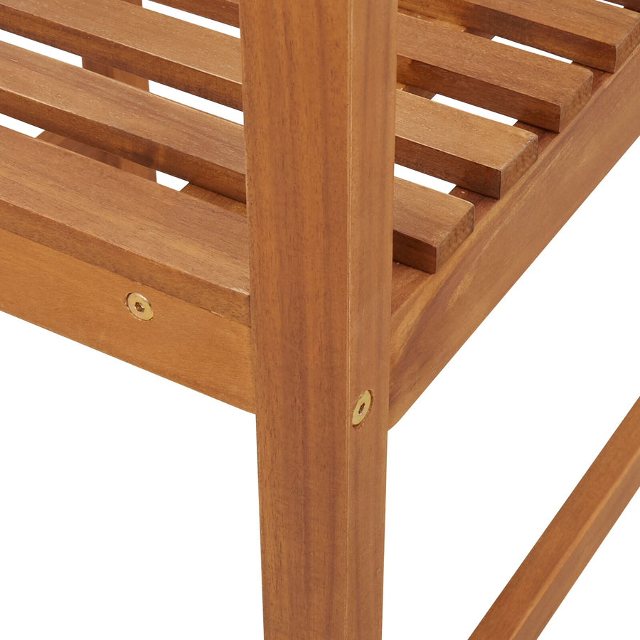 Tuinstoel Hoek Solid Hout Acacia zonder kussen Hoekbank