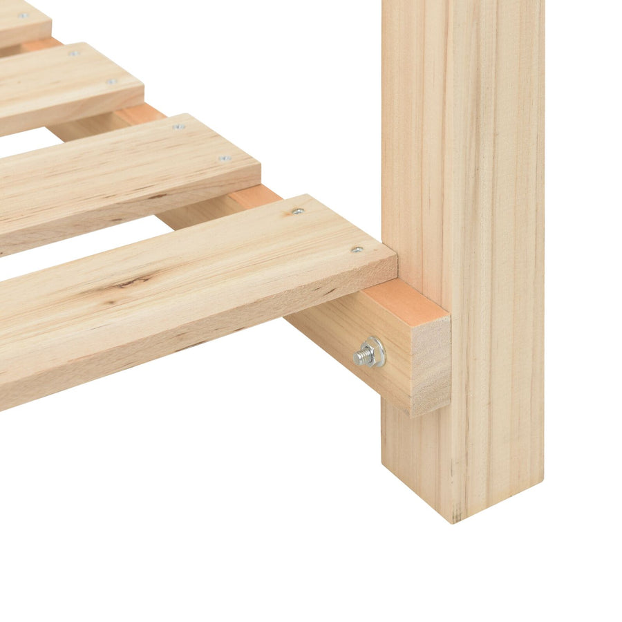 Tuinbak Met Plank 71X37X76 Cm Massief Vurenhout 71 x 37 x 76.5 cm