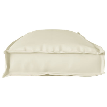 Palletkussen Voor Bank 110X40X8 Cm Oxford Stof Crème