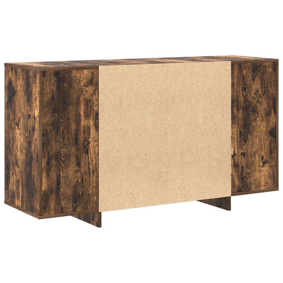 Gerookt Eiken Dressoir Gerookt Eiken Hout 135 X 41 X 75 Cm Opslag