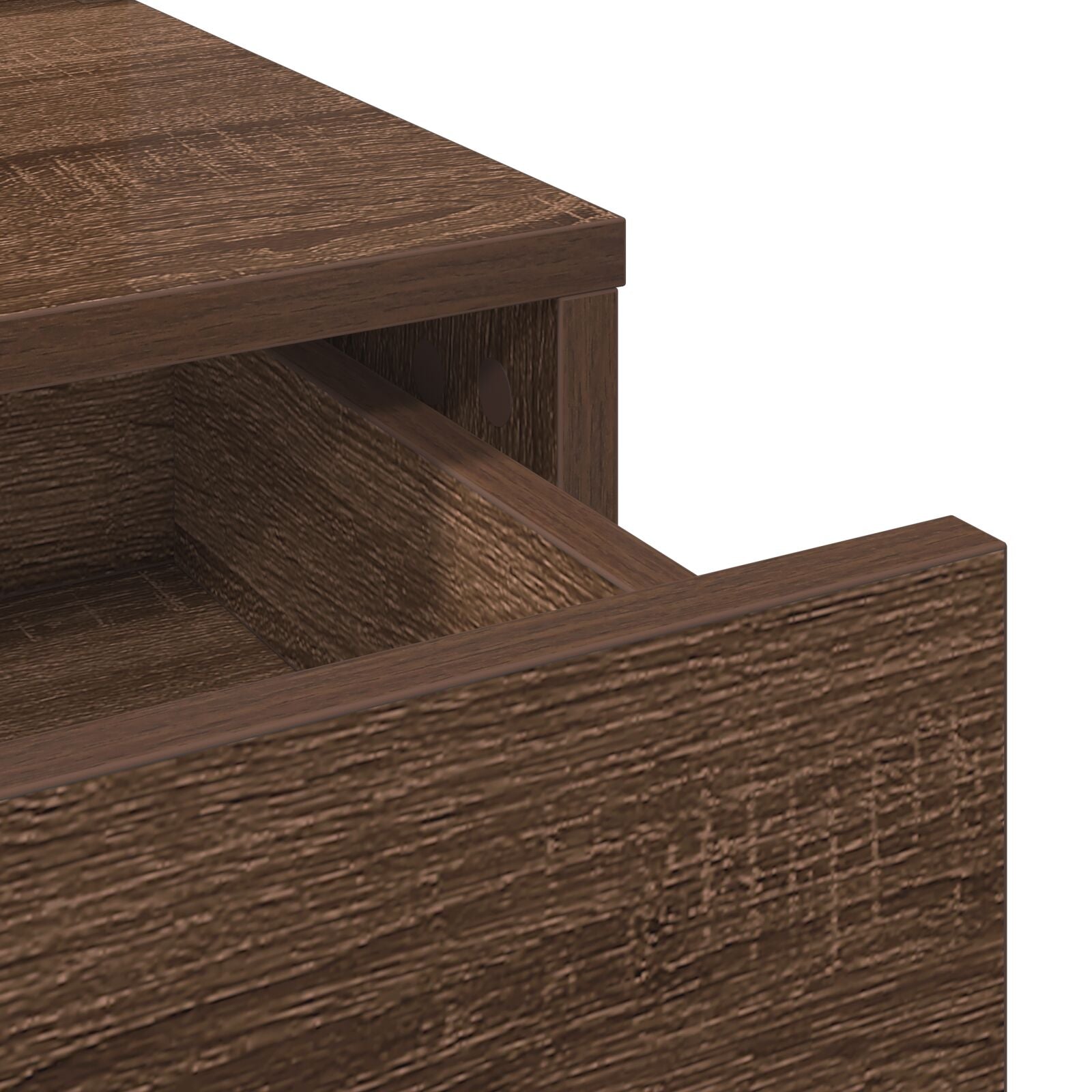 Kaptafel Met Led Verlichting Bruin eiken 50 x 41 x 140 cm
