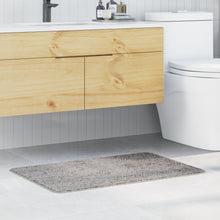 Badmat Rechthoekig Polypropyleen Antislip Grijs 60 x 90 cm