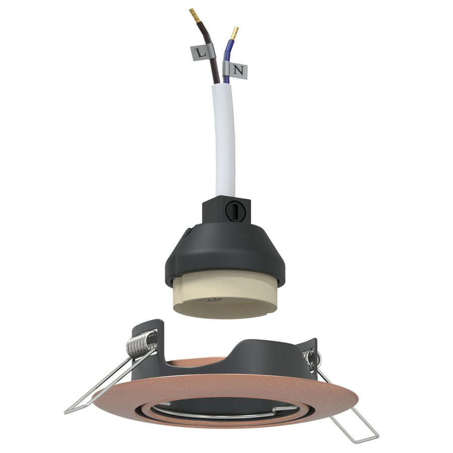 Lampen En Plastic Klein Inbouwverlichting Rond 12 Koper