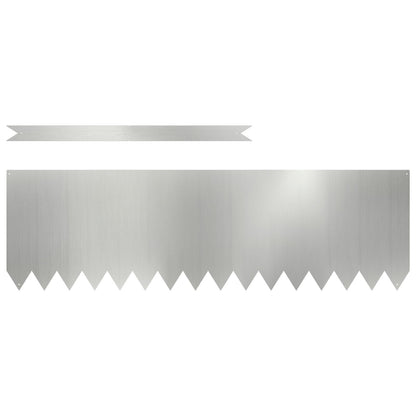 Grasrand 30 Stuks 100X0,5X30 Cm 100 x 0.5 x 30 cm Gegalvaniseerd staal