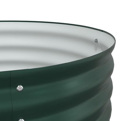 Tuin Verhoogd Bed Gegalvaniseerd Staal 160 x 80 x 81 cm Groen