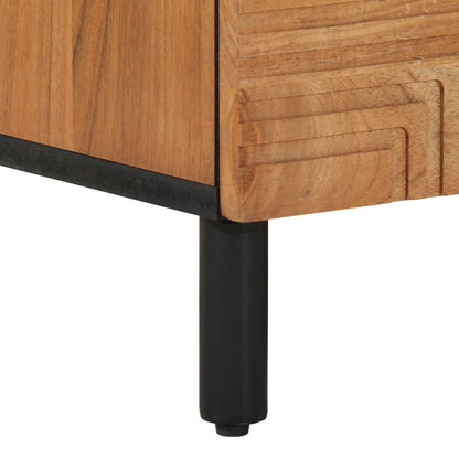 Tv-Kast 80X33,5X46 Cm Massief acaciahout