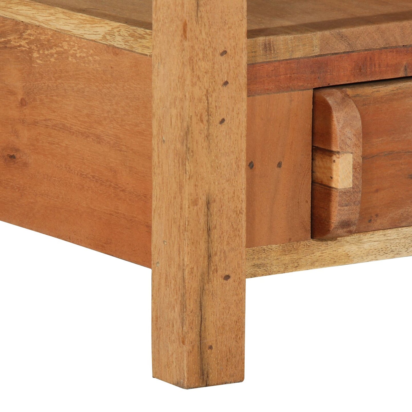 Tv-Kast 83X33X46 Cm Massief Gerecycled Hout