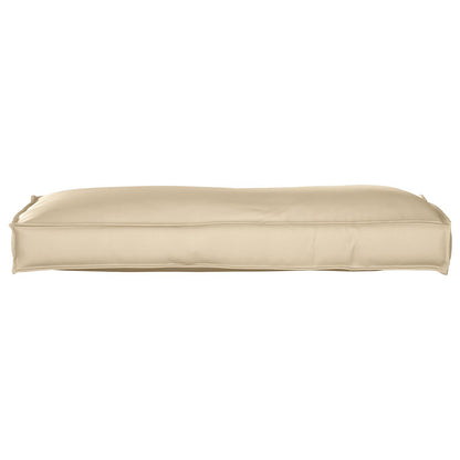 Pallet Kussen Voor Rugsteun 120X40X12 Cm Oxford Stof Beige