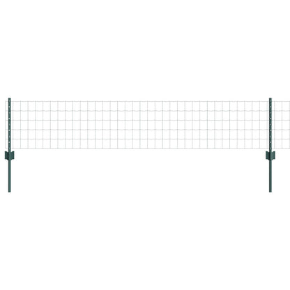 Euro Omheining Set Van 2 Groen Gepoedercoat Staal 10 X 0.4 M