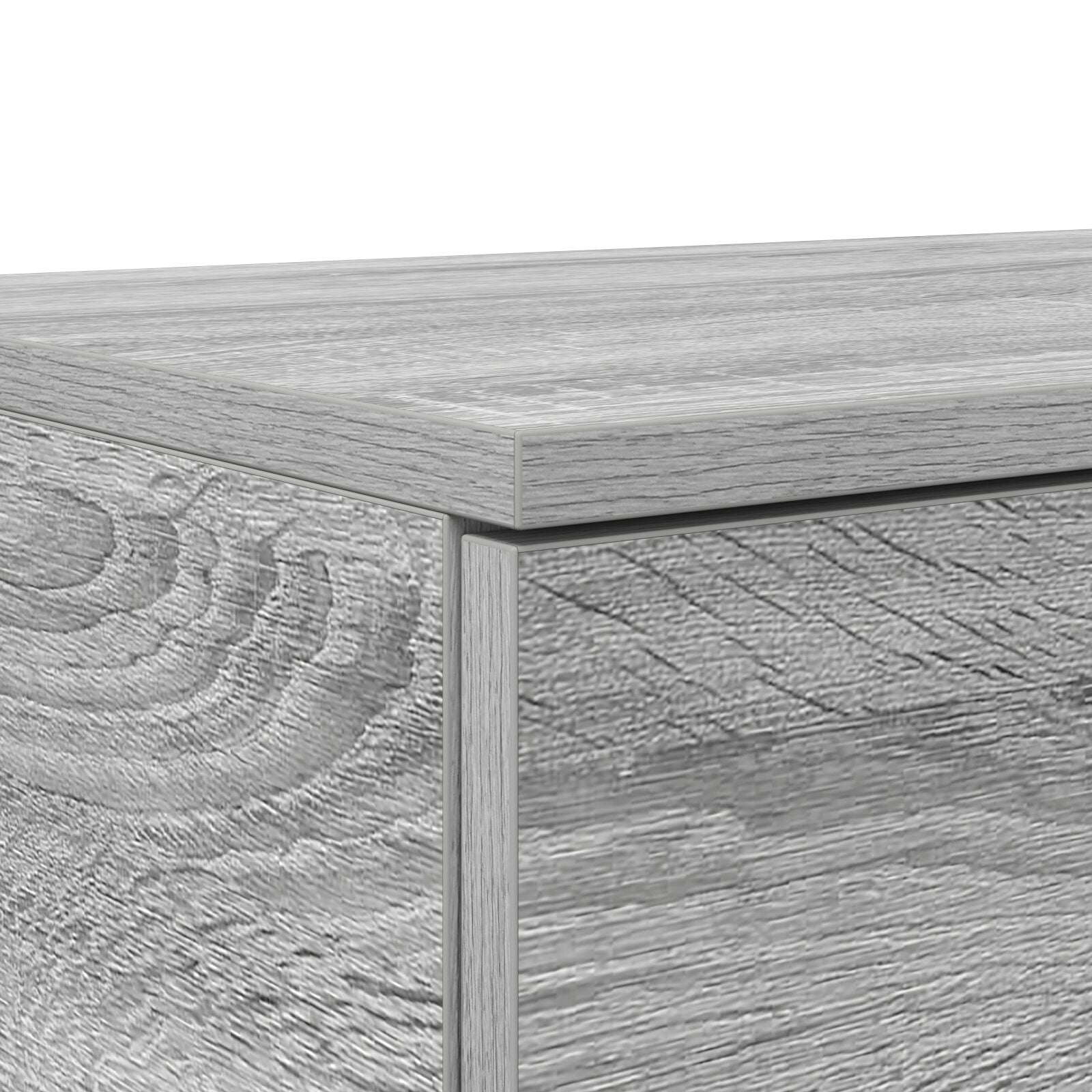 Nachtkastjes Gefabriceerd Hout Grijze sonoma 160 x 36.5 x 16.5 cm