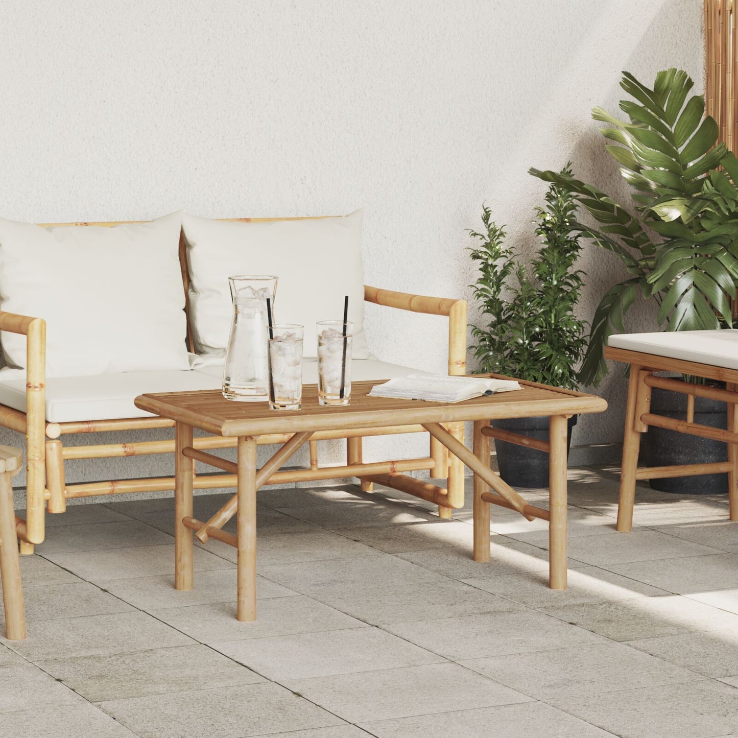 Salontafel Bamboe 90 x 50 x 43 cm