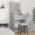 Ceiling Table Grey Sonoma 50 x 41 x 135 cm Engineered Wood