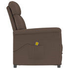 Massagestoel bruin 70.5x96.5x95 cm