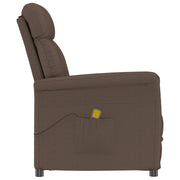 Massagestoel bruin 70.5x96.5x95 cm