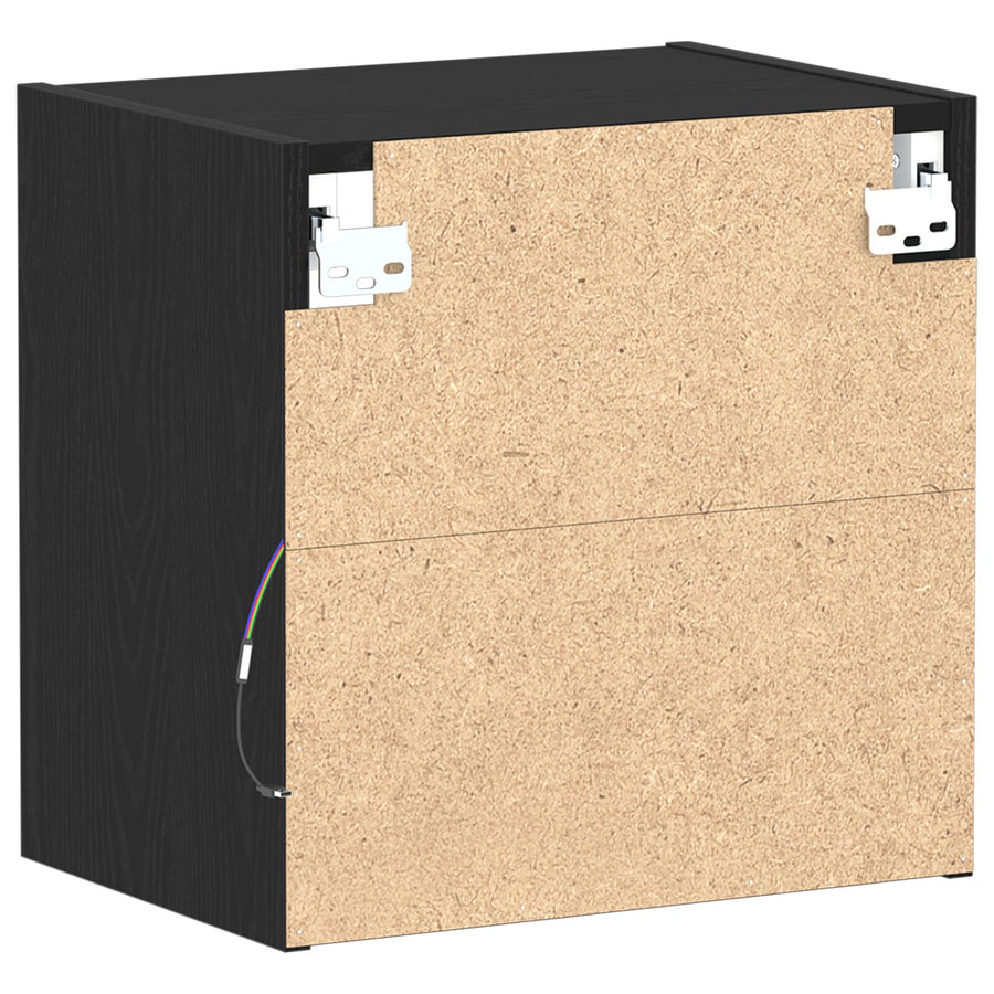 Zwevende Plank 40X28,5X40 Cm Bewerkt Hout 1 Zwart eiken
