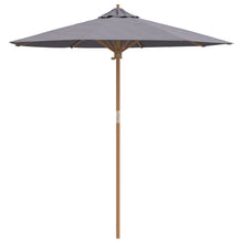 Tuinparasol 217X230 Cm Bamboe 217 x 217 x 230 cm Donkergrijs