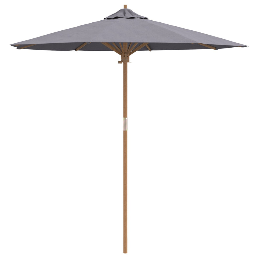 Tuinparasol 217X230 Cm Bamboe 217 x 217 x 230 cm Donkergrijs