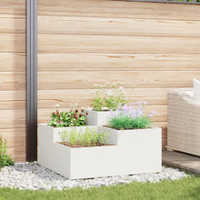 Tuinplantbak Te Staal Wit 80 x 80 x 48 cm