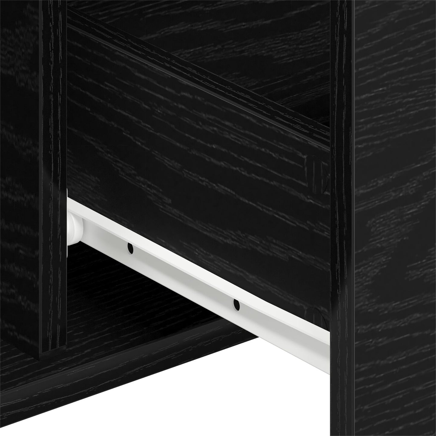 Dressoir Zwart Eiken 104X35X70 Cm Gelaagd Hout