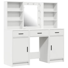 3-Delige Kaptafel Set Wit Engineered Wood