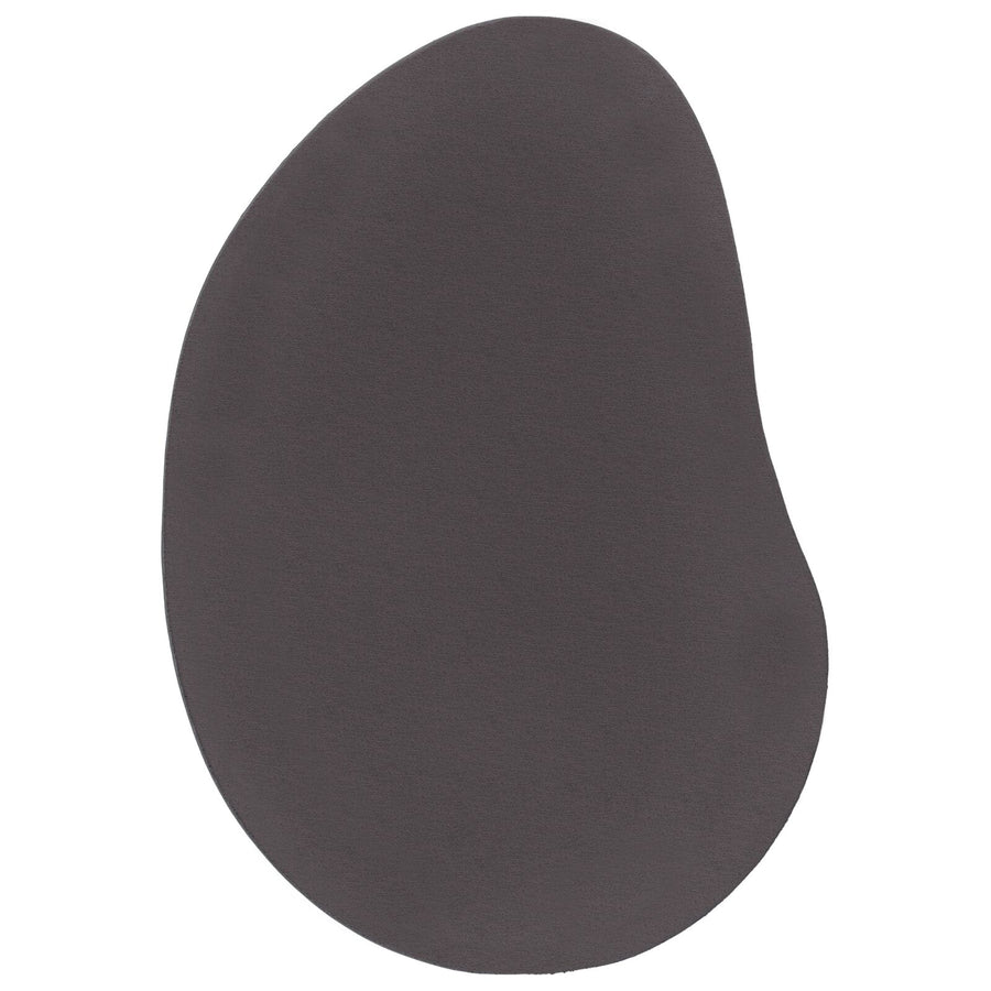 Vloerkleed Polyester Antislip Anthraciet 140 x 200 cm Ovaal-Druppel