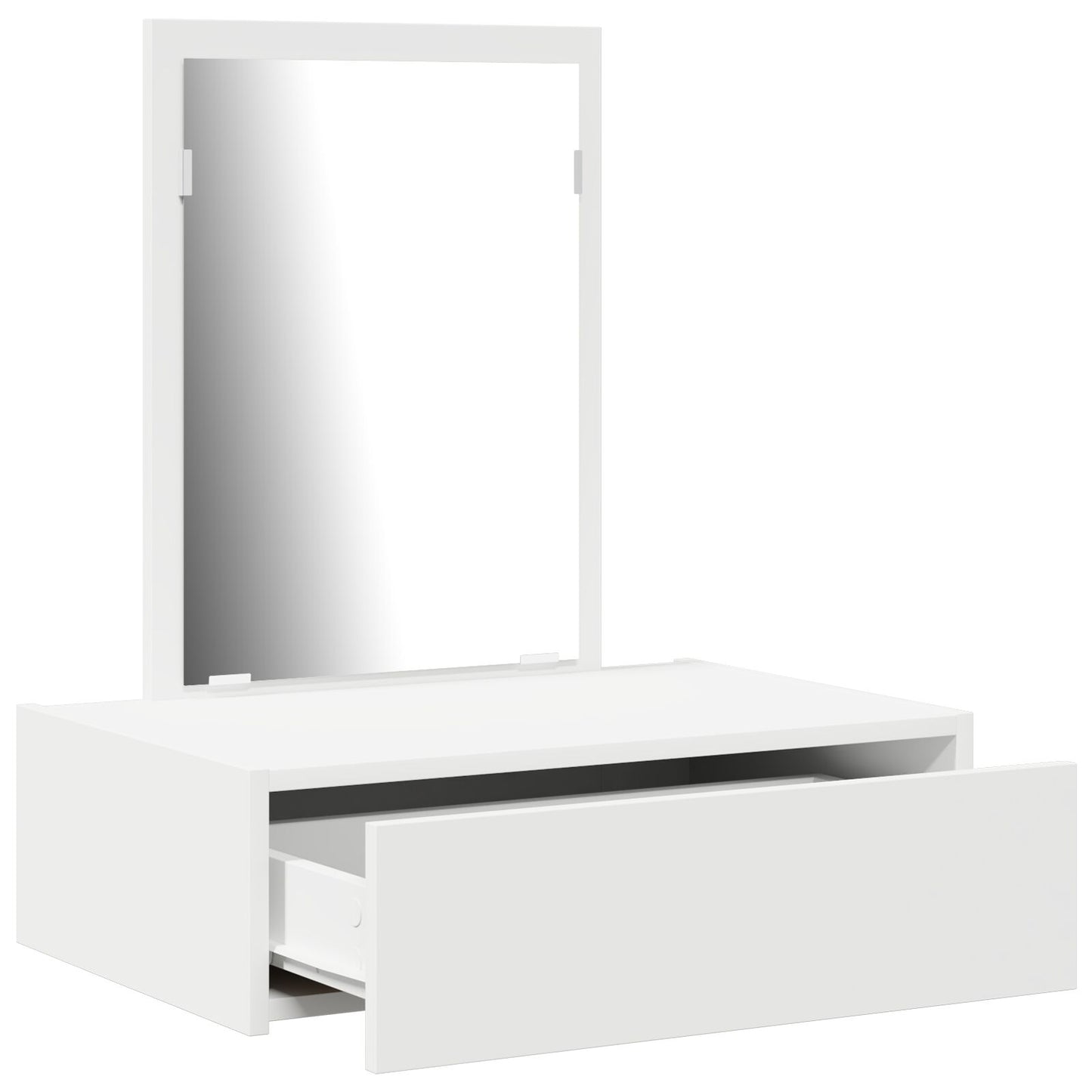 Wandhängende Make-Up Tafel 60 x 40 x 70 cm Wit zonder LED