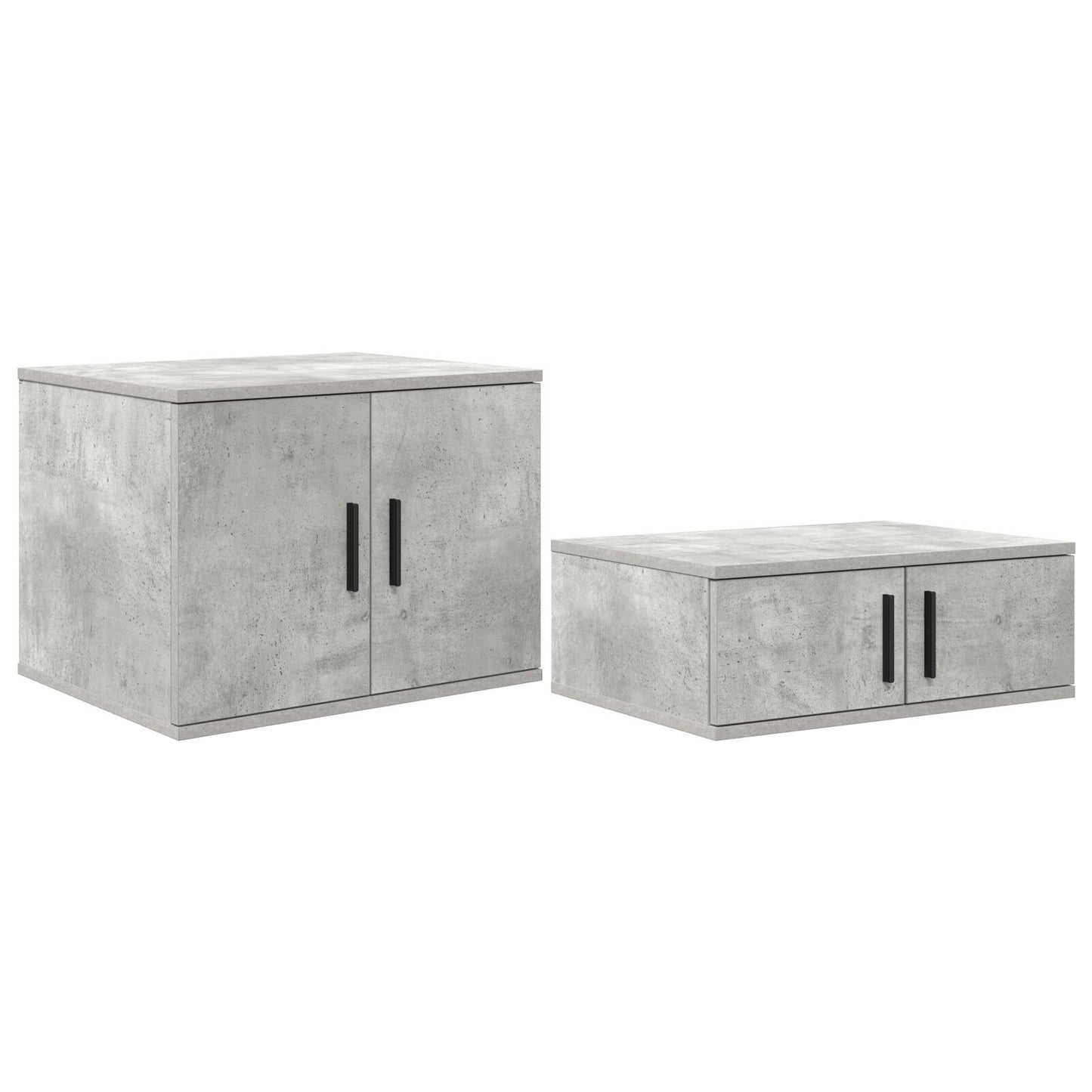 Opslagkast Betongrijs Gelaagd Hout Beton grijs 103 x 41 x 40 cm