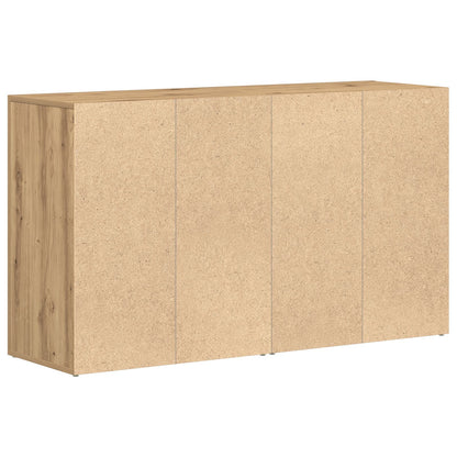 Dressoir Artisan Eiken Bewerkt Hout 120 X 36 X 69 Cm